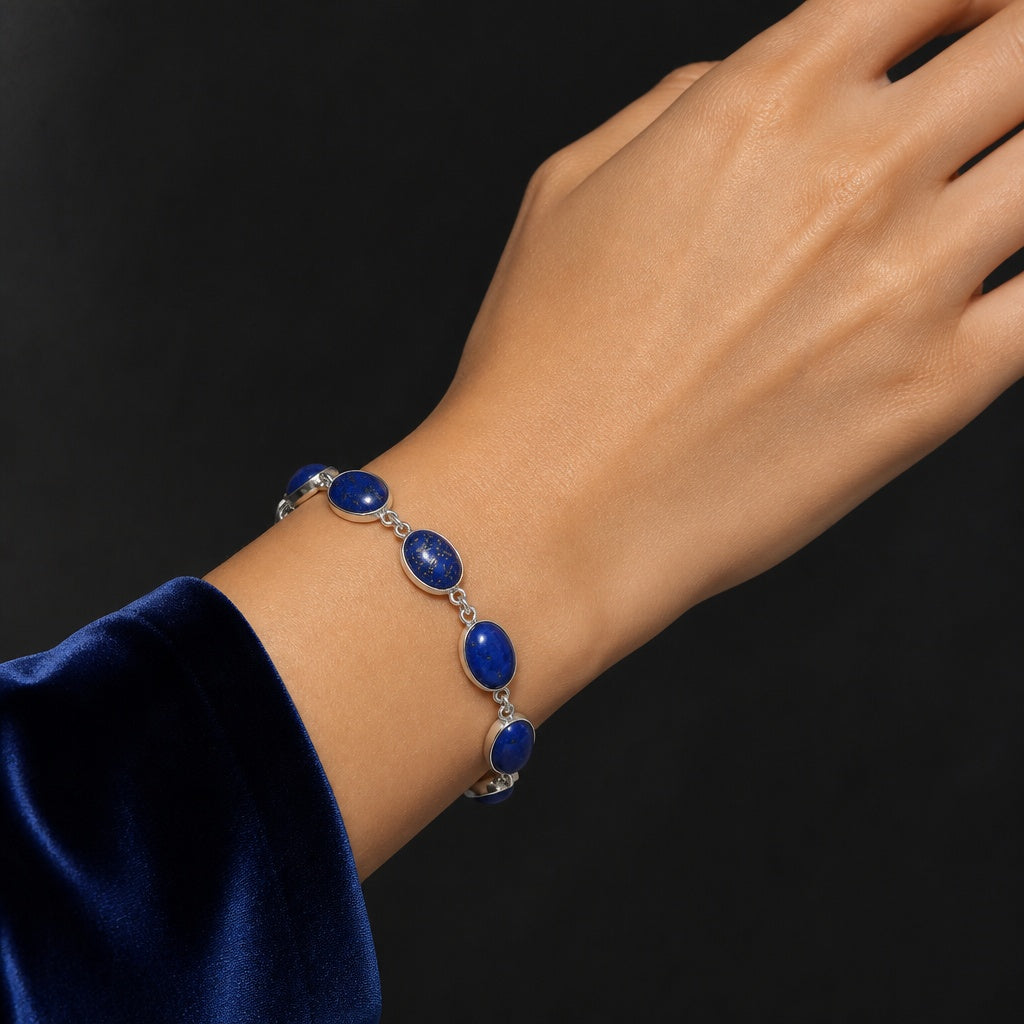 Natural Lapis Lazuli - Afghanistan Bracelet B-1001 SDB5210
