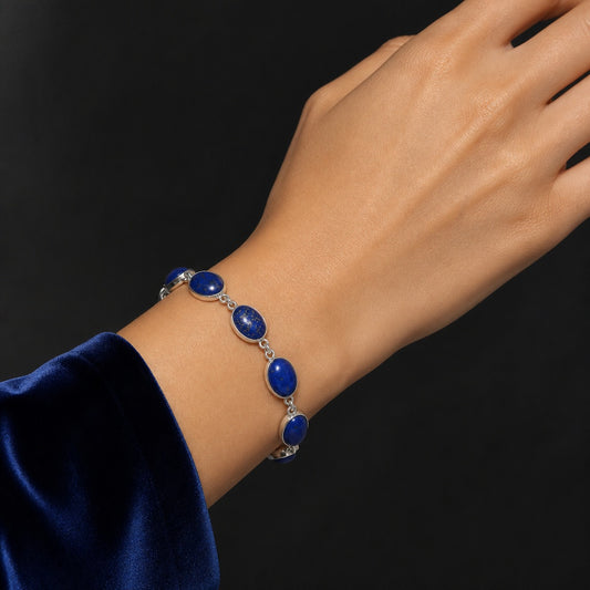 Natural Lapis Lazuli - Afghanistan Bracelet B-1001 SDB5210