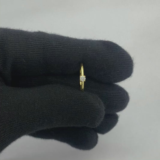 Minimalist Gold Round Birthstone Ring – Dainty Stackable Fashion Jewelry TGR1065 RM-1787