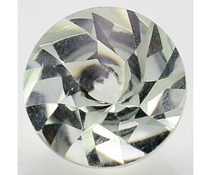 Natural Prasiolite (Green Amethyst) Round Shape 12X12x7.7 mm Loose Gemstone DG161GA, 12X12x7.7 mm