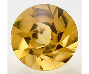 Natural Citrine Round Shape 10X10x6.7 mm Loose Gemstone DG162CT, 10X10x6.7 mm