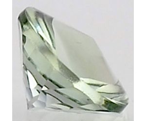 Natural Prasiolite (Green Amethyst) Round Shape 10X10x6.7 mm Loose Gemstone DG162GA, 10X10x6.7 mm