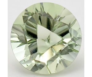 Natural Prasiolite (Green Amethyst) Round Shape 12X12x7.7 mm Loose Gemstone DG164GA, 12X12x7.7 mm