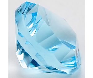Natural Sky Blue Topaz Round Shape Loose Gemstone DG164SY, 12X12x7.7 mm