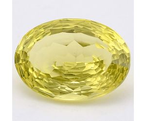 Natural Lemon Quartz Oval Shape Loose Gemstone DG166LT, 10X14x6.5 mm