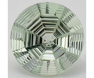 Natural Prasiolite (Green Amethyst) Round Shape Loose Gemstone DG167GA, 12X12x8 mm