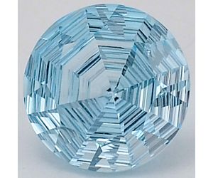 Natural Sky Blue Topaz Round Shape Loose Gemstone DG167SY, 12X12x8 mm