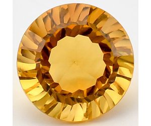 Natural Citrine Round Shape Loose Gemstone DG169CT, 12X12x8 mm