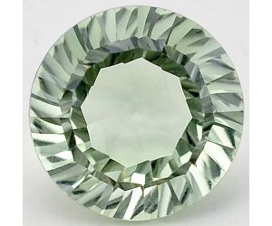 Natural Prasiolite (Green Amethyst) Round Shape Loose Gemstone DG169GA, 12X12x8 mm