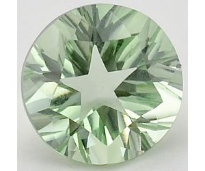 Natural Prasiolite (Green Amethyst) Round Shape Loose Gemstone DG178GA, 10X10x7 mm