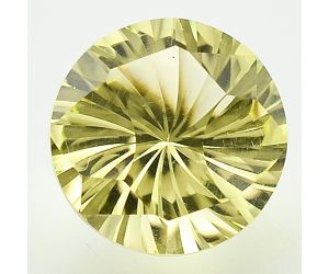 Natural Lemon Quartz Round Shape Loose Gemstone DG181LT, 12X12x8 mm