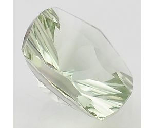 Natural Prasiolite (Green Amethyst) Cushion Shape Loose Gemstone DG183GA, 12X12x8 mm