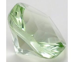 Natural Prasiolite (Green Amethyst) Cushion Shape Loose Gemstone DG184GA, 12X12x8 mm