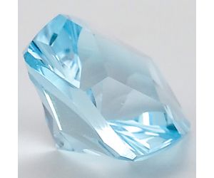 Natural Sky Blue Topaz Cushion Shape Loose Gemstone DG184SY, 12X12x8 mm