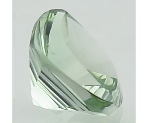 Natural Prasiolite (Green Amethyst) Cushion Shape Loose Gemstone DG185GA, 11X11x7.7 mm
