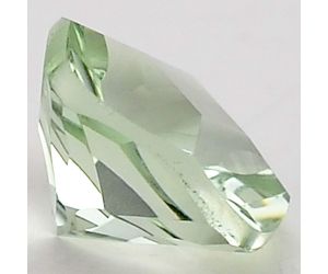 Natural Prasiolite (Green Amethyst) Cushion Shape Loose Gemstone DG186GA, 10X10x7 mm