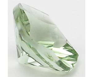 Natural Prasiolite (Green Amethyst) Cushion Shape Loose Gemstone DG187GA, 10X10x6.7 mm