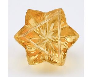 Natural Citrine Star Shape Loose Gemstone DG190CT, 11X11x8.5 mm
