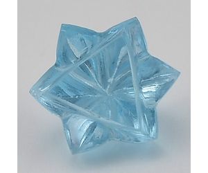 Natural Sky Blue Topaz Star Shape Loose Gemstone DG190SY, 11X11x8.5 mm