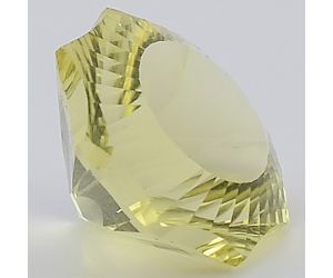 Natural Lemon Quartz Fancy Shape Loose Gemstone DG196LT, 15X15x9.8 mm