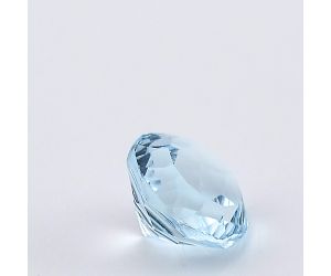 Natural Sky Blue Topaz Round Shape Loose Gemstone DG198SY, 10X10x7 mm