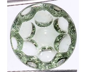 Natural Prasiolite (Green Amethyst) Round Shape Loose Gemstone DG212GA, 17.5X17.5x10 mm