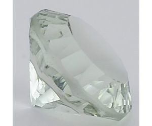 Natural Prasiolite (Green Amethyst) Round Shape Loose Gemstone DG219GA, 12X12x8 mm