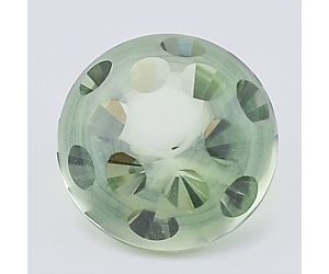 Natural Prasiolite (Green Amethyst) Flower Shape Loose Gemstone DG222GA, 12X12x8.7 mm