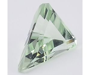 Natural Prasiolite (Green Amethyst) Trillion Shape Loose Gemstone DG226GA, 11.5X16x7.5 mm