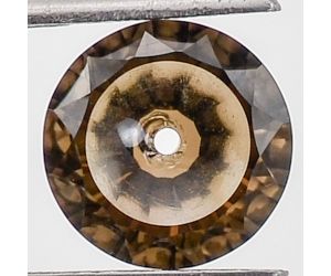 Natural Smoky Quartz Round Shape Loose Gemstone DG240ST, 10X10x6 mm
