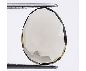 Natural Smoky Quartz Fancy Shape Loose Gemstone DG266ST, 10X13x3.5 mm