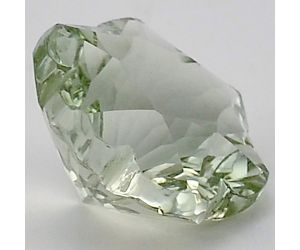Natural Prasiolite (Green Amethyst) Flower Shape Loose Gemstone DG285GA, 13X13x8.7 mm