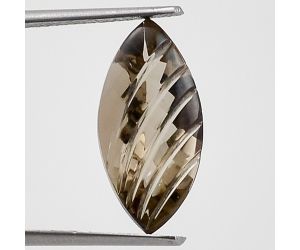 Natural Smoky Quartz Fancy Shape Loose Gemstone DG287ST, 9X18x5.5 mm