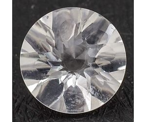 Natural White Quartz Round Shape Loose Gemstone DG291CR, 12X12x8.5 mm