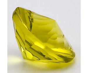 Natural Lemon Quartz Round Shape Loose Gemstone DG291LT, 12X12x8.5 mm