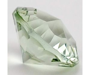 Natural Prasiolite (Green Amethyst) Round Shape Loose Gemstone DG292GA, 10X10x6.5 mm