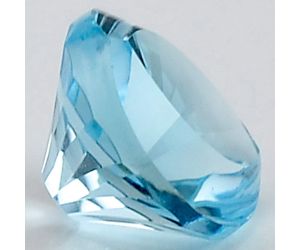 Natural Sky Blue Topaz Round Shape Loose Gemstone DG302SY, 12X12x8 mm