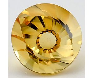 Natural Citrine Round Shape Loose Gemstone DG304CT, 10X10x7 mm
