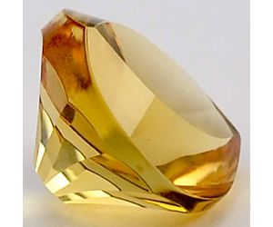 Natural Citrine Round Shape Loose Gemstone DG304CT, 10X10x7 mm