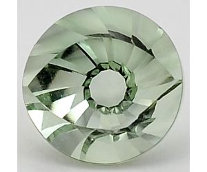 Natural Prasiolite (Green Amethyst) Round Shape Loose Gemstone DG304GA, 10X10x7 mm