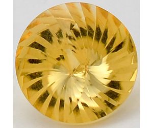 Natural Citrine Round Shape Loose Gemstone DG306CT, 12X12x8 mm