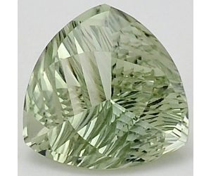 Natural Prasiolite (Green Amethyst) Trillion Shape Loose Gemstone DG326GA, 14.5X14.5x10 mm