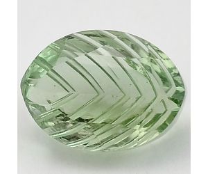 Natural Prasiolite (Green Amethyst) Fancy Shape Loose Gemstone DG331GA, 10X14x7.5 mm