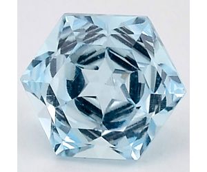 Natural Sky Blue Topaz Fancy Shape Loose Gemstone DG334SY, 10X10x6 mm