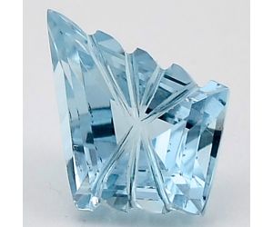 Natural Sky Blue Topaz Fancy Shape Loose Gemstone DG341SY, 10X14x7 mm