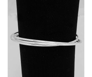 Solid Intertwined Bangle Stackable Bracelet DGB1015