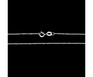 18 inch Box Chain 925 Sterling Silver Jewelry DGC1015