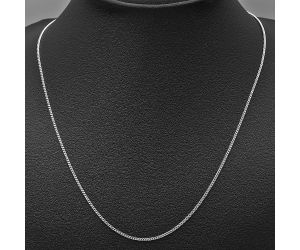 18 inch Curb Style Chain 925 Sterling Silver Jewelry DGC1033