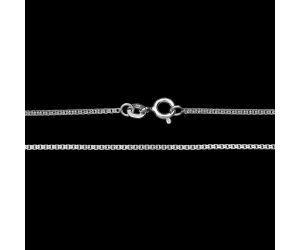 18 inch Box Chain 925 Sterling Silver Jewelry DGC1040