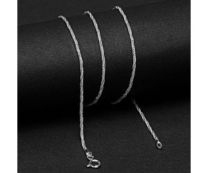 18 inch Rope Chain 925 Sterling Silver Jewelry DGC1043